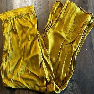 Forever 21 gold palazzo pants